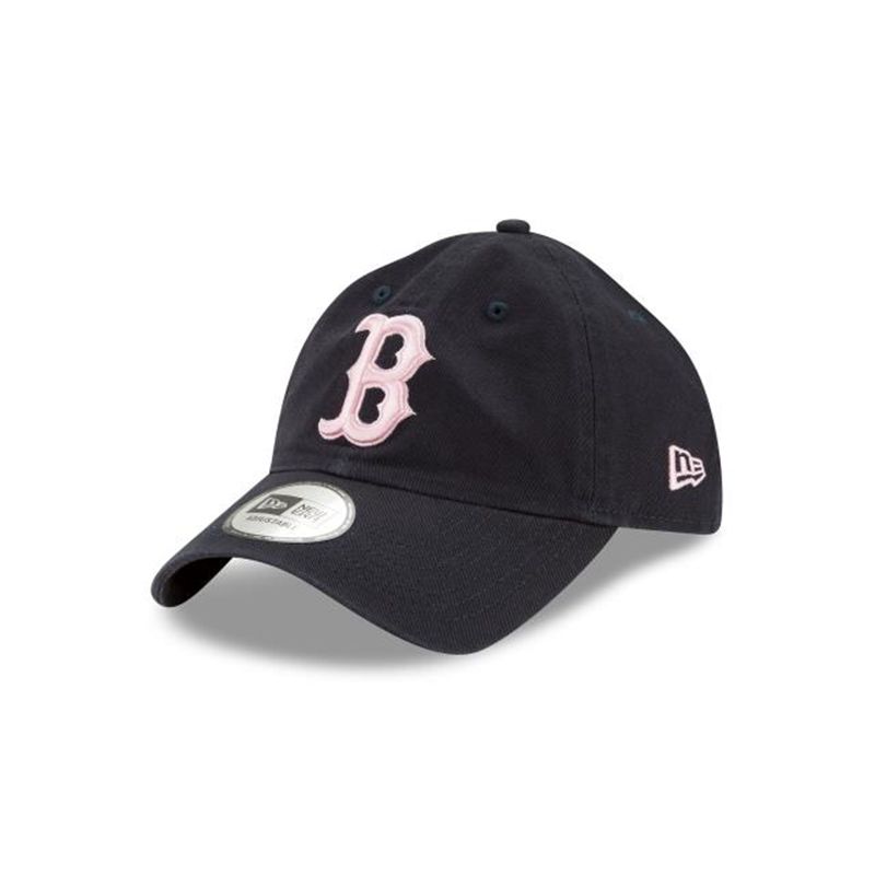 MLB Boston Red Sox Logo Casual Classic Adjustable (QFT3480) - Blue New Era Caps